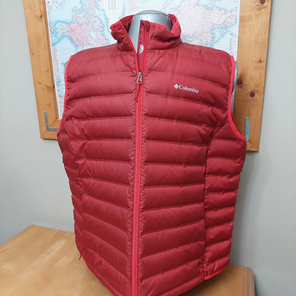 Columbia Red Puffer Vest